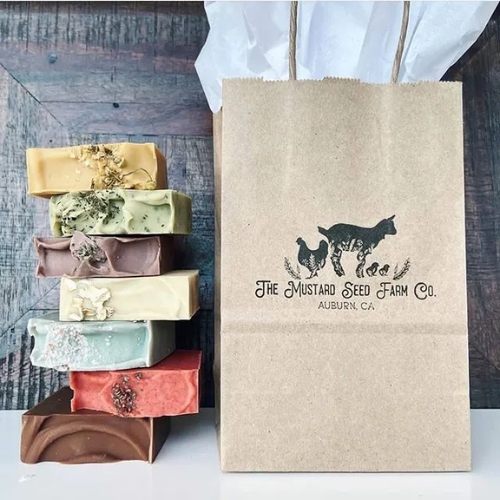 custom branded papershopping bag