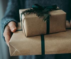 Sustainable holiday packaging