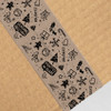 Algae Printed Holiday Icons - Reinforced Kraft Paper Water-Activated Tape - 2.75" x 450 ft