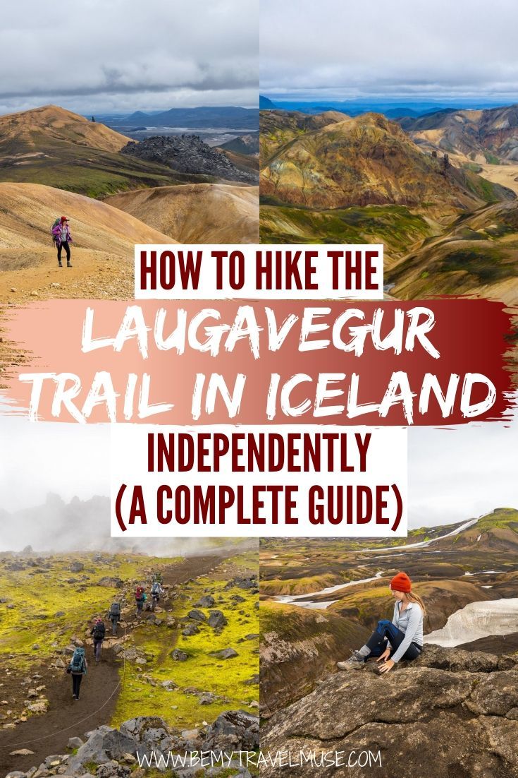Click to get all of the information you need to hike the Laugavegur Trail in Iceland independently. A full itinerary, packing list, and essential information like where to start your hike and where to stay included. #Laugavegur #Iceland