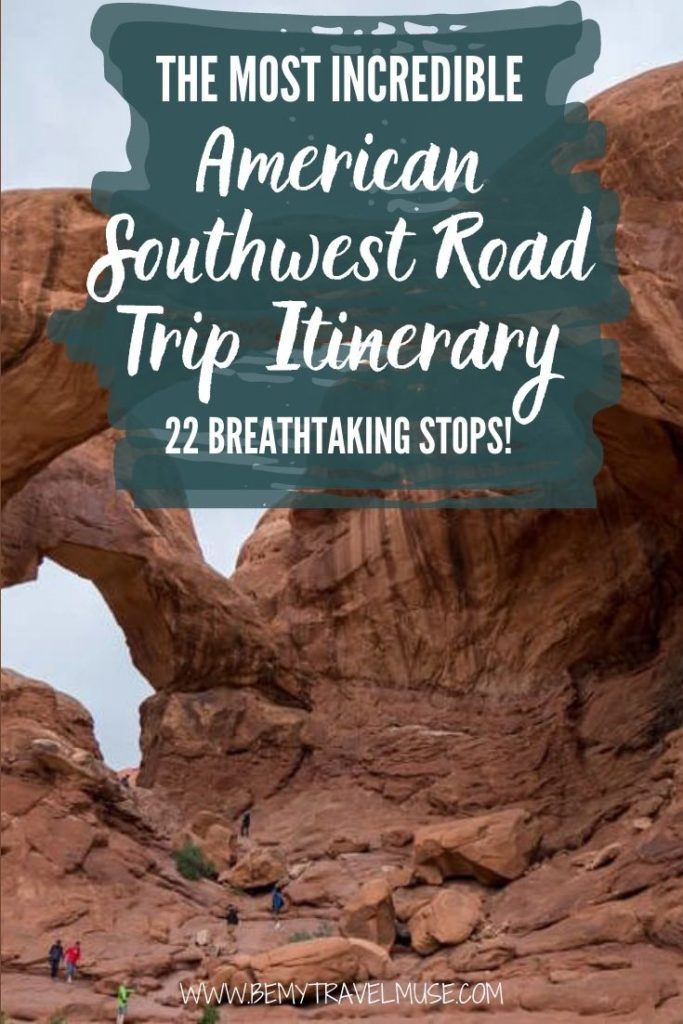 American southwest road trip itinerary