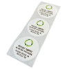 2.5" Zero Waste Sticker - Proudly Shipped Reused  - Strip of 20