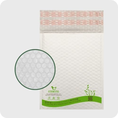 50% recycled poly bubble mailer
