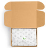 Decorative 100% Recycled Tissue Paper - Grey Holiday Icons on White - 20 x 30"