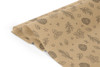 Decorative 100% Recycled Tissue Paper - Black Pinecone on Kraft - 20 x 30"
