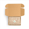 Decorative 100% Recycled Tissue Paper - White Pinecone on Kraft - 20 x 30"