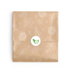 Decorative 100% Recycled Tissue Paper - White Pinecone on Kraft - 20 x 30"