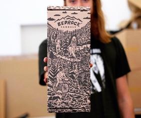 bedrock sandals custom shipping box