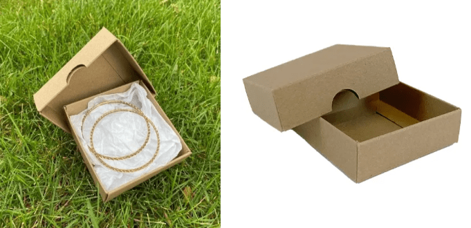 100% recycled jewelry box