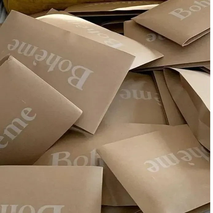 Branded apparel packaging